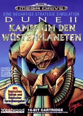 Dune II - Kampf um den Wuestenplaneten (Germany) box cover front